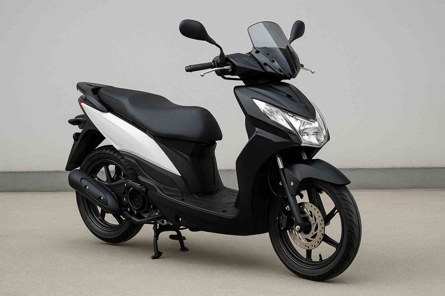a1 sınıfı siyah iki tekerlekli motosiklet